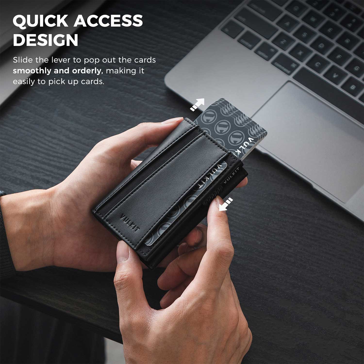 RFID Blocking Minimalist Men's Wallet with Coin Pocket & Key Holder - Slim Bifold Wallet for Cash, Cards & Spare Keys | Perfect for Travel, Work & Everyday Use
