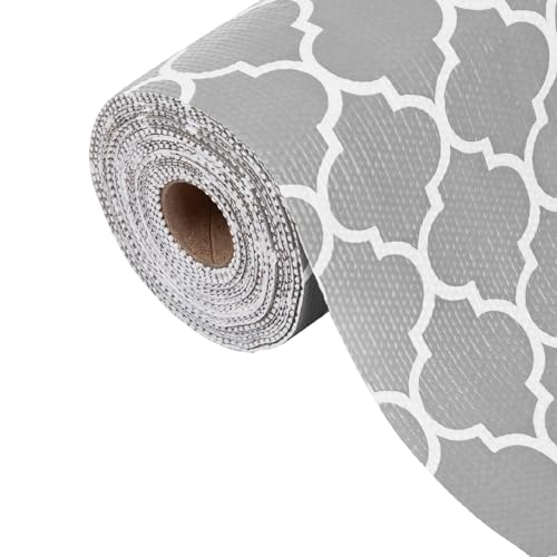 Gray Quatrefoil