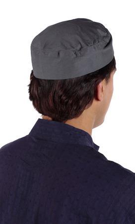 Premium Cotton Grey Kufi Hat for Men - Traditional Islamic Prayer Cap - Comfortable & Breathable for Daily Wear, Mosque, and Special Occasions
