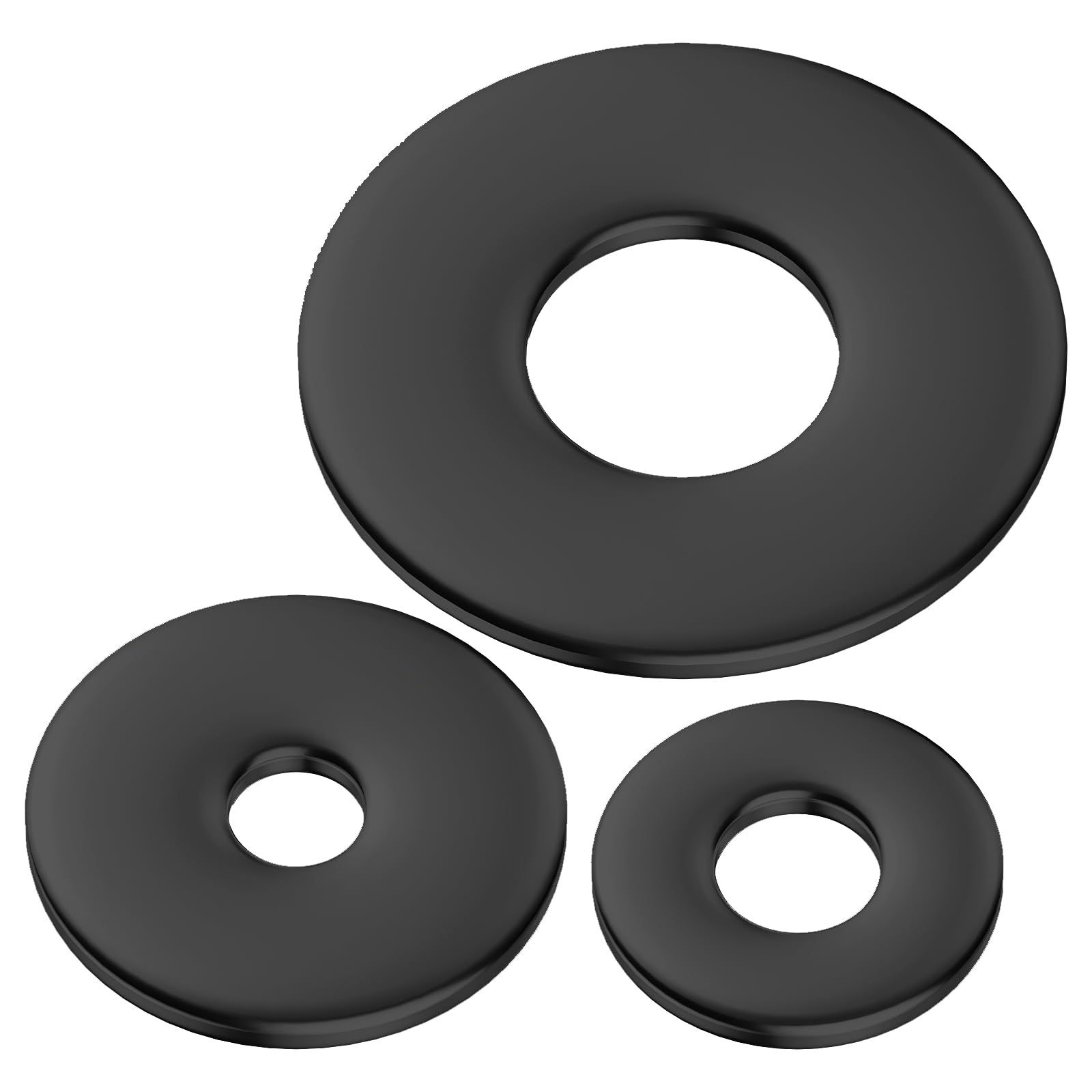 60PCS 304 Stainless Steel Flat Washers - 1/2