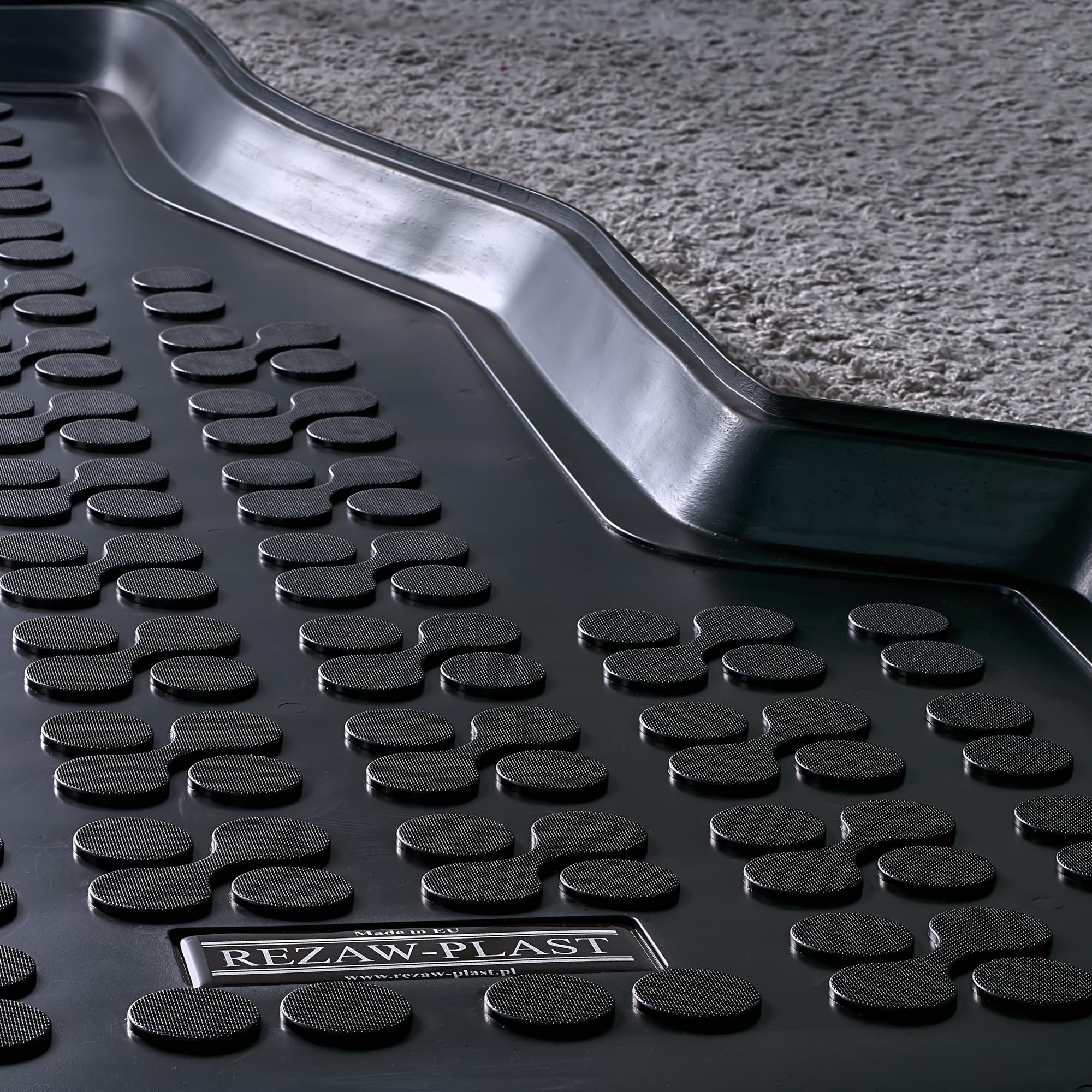 Custom Fit All-Weather Car Floor Mats for 2015-2019 Mercedes Benz GLE (W166) - Front & Rear Seat Liners + Cargo Mat - Black - Perfect for Daily Commute, Road Trips & Winter Protection