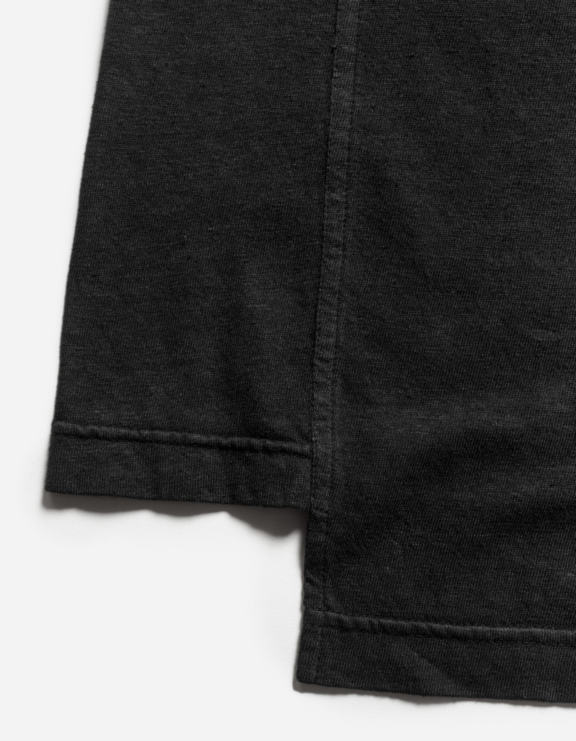 Organic Hemp Long Sleeve T-Shirt for Men - 6001 Monk Black | Eco-Friendly Comfort Wear for Yoga, Meditation & Casual Outfits