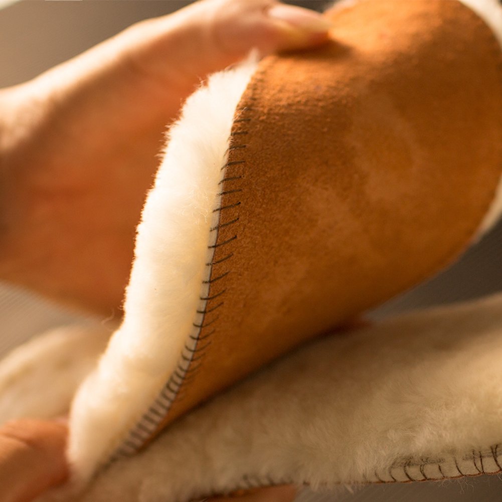 Premium Australian Sheepskin Insoles - Thick & Warm Wool Insoles for Women & Men - US Size 12 (M) - Perfect for Winter Boots, Slippers & Cold Weather Comfort