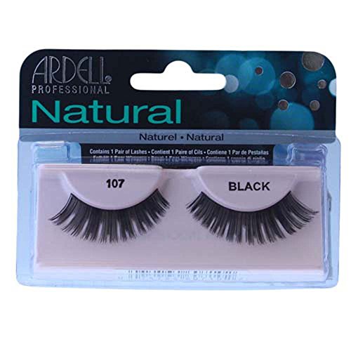 Ardell ARD BTY 107 Black Fashion Lashes - Natural Looking False Eyelashes for Everyday Wear, Parties & Special Occasions