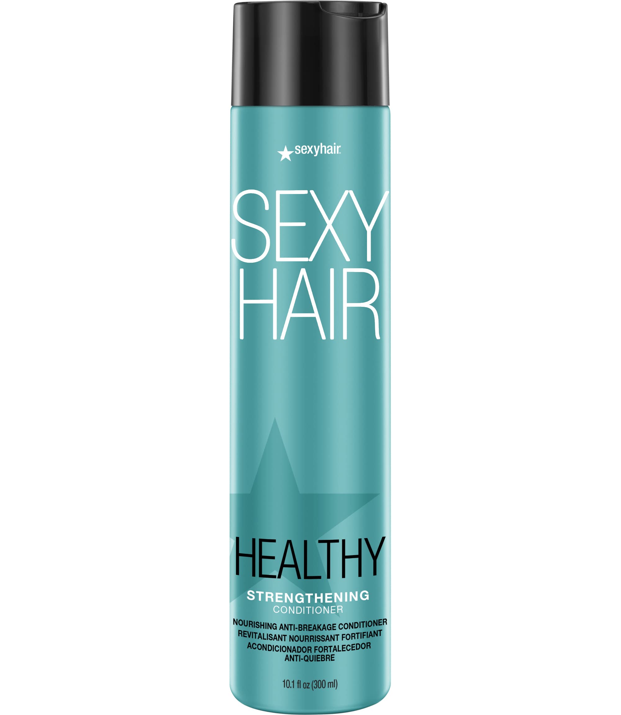SexyHair Healthy Strengthening Anti-Breakage Shampoo & Conditioner Set - Sulfate Free (No SLS/SLES) for Damaged Hair Repair - Adds Strength & Flexibility - Perfect for Color Treated, Bleached or Chemically Processed Hair