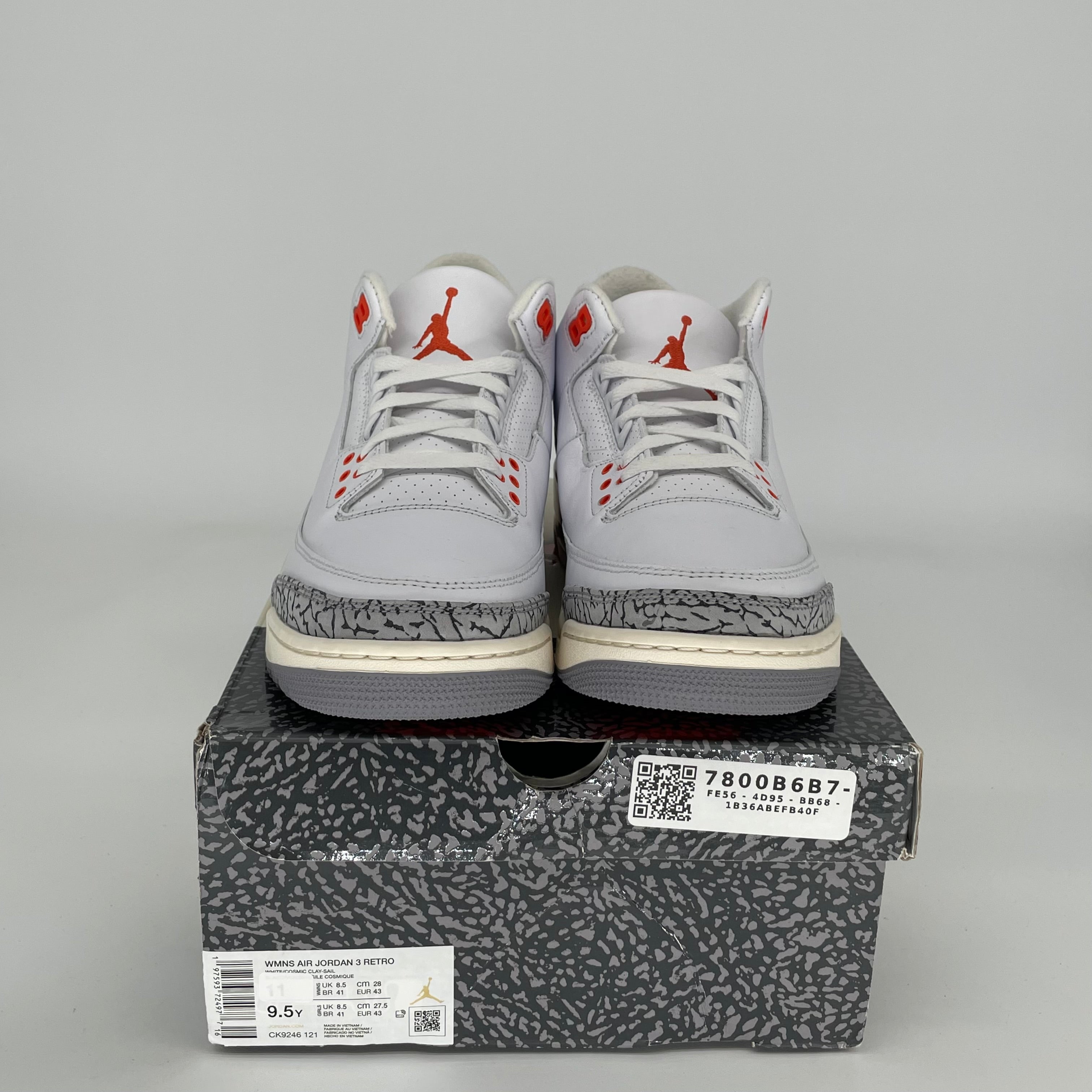 AIR JORDAN 3 GEORGIA PEACH Women's Basketball Shoes Size 9.5/11W - Style CK9246-121 | Retro Sneakers for Women, Perfect for Basketball, Streetwear & Casual Outfits