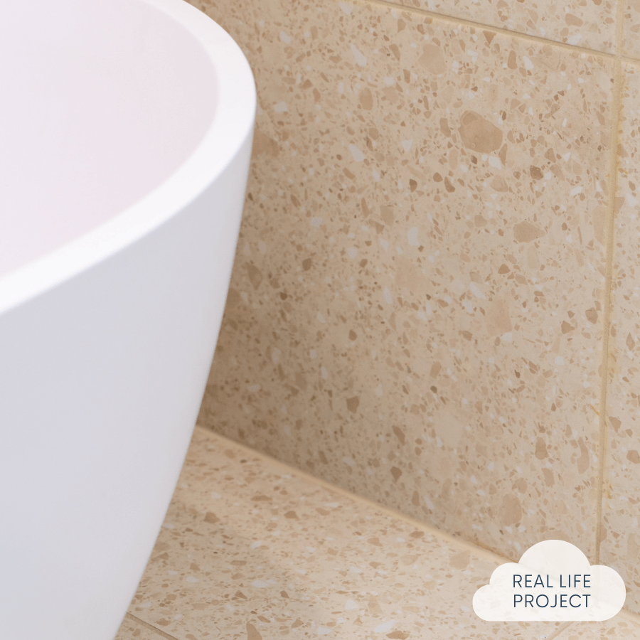 Premium Yamba Clay Terrazzo Look Tile - Elegant Floor & Wall Tile for Kitchen, Bathroom, and Living Room Decoration