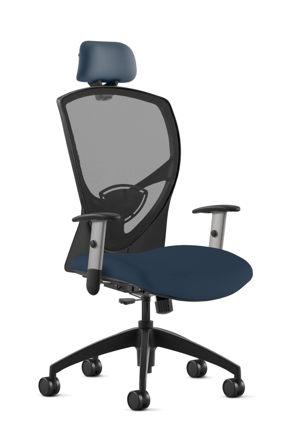 9 to 5 Theory 2180 High Back Ergonomic Office Chair with Adjustable Headrest & Seat Slider - Comfortable Task Chair for Long Hours Computer Work, Home Office & Gaming Setup