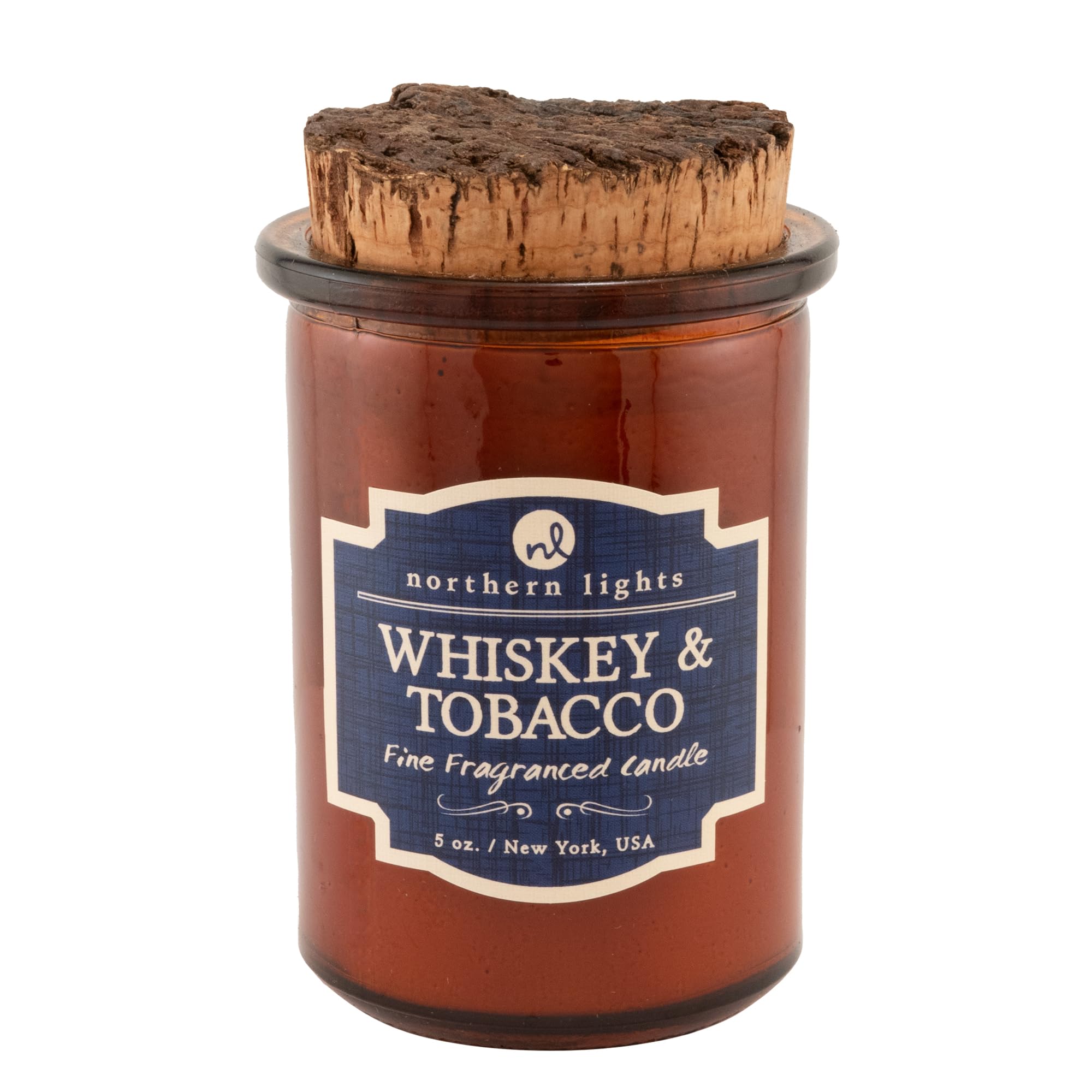 Northern Lights Candles - Spirit Jar Candles in Whiskey & Tobacco Scent - 52601 - Perfect for Home Relaxation, Meditation & Gift Giving