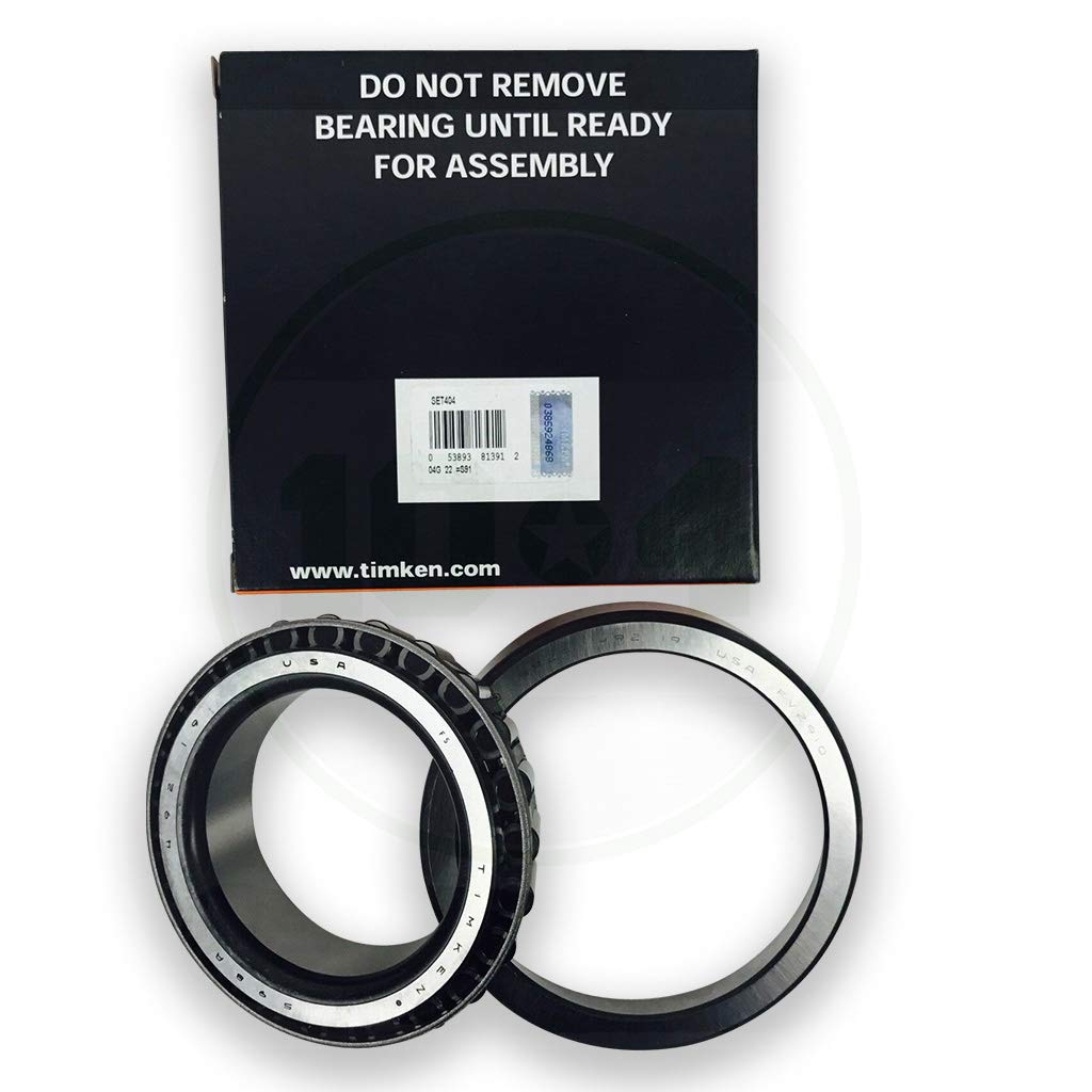 Timken SET404 MileMate Wheel Bearing Set - Premium Quality Replacement for Smooth & Quiet Ride - Perfect for Trucks, SUVs & Trailers - DIY Auto Repair & Maintenance Essential