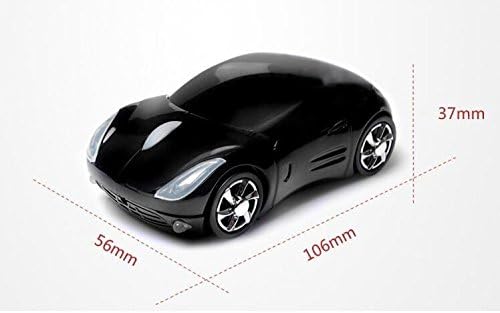 2.4G Wireless Racing Car Mouse - Ergonomic Optical USB Computer Mouse for Laptop PC Gaming & Office Work (Black) | Perfect for Gamers, Students & Professionals