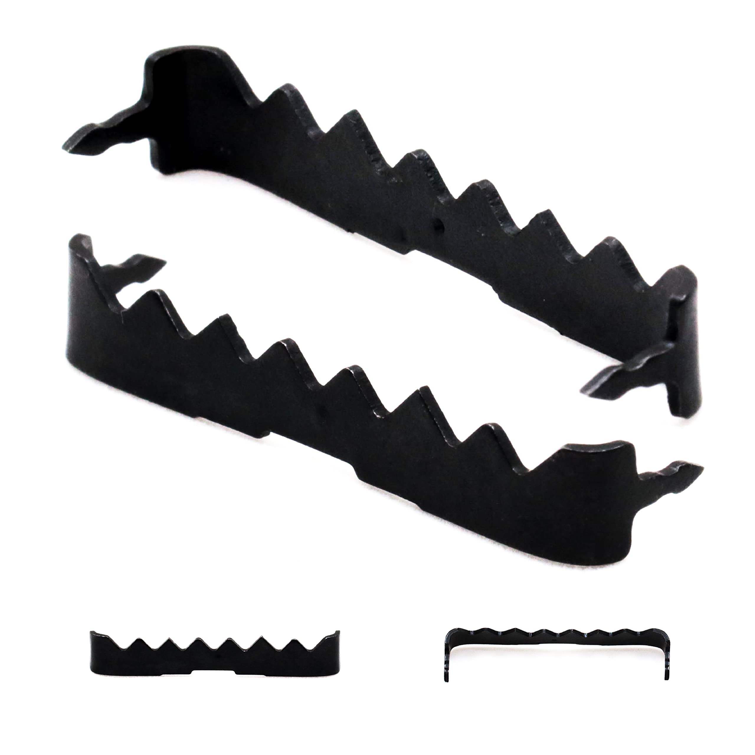 Bulk Sawtooth Picture Hangers - 1000 Pack Heavy Duty No-Nail Hooks (1 3/4 Inch) - Black Picture Frame Hangers for Wall Art, Mirrors & Photo Displays - Secure Hanging Solution for Home & Office Decor
