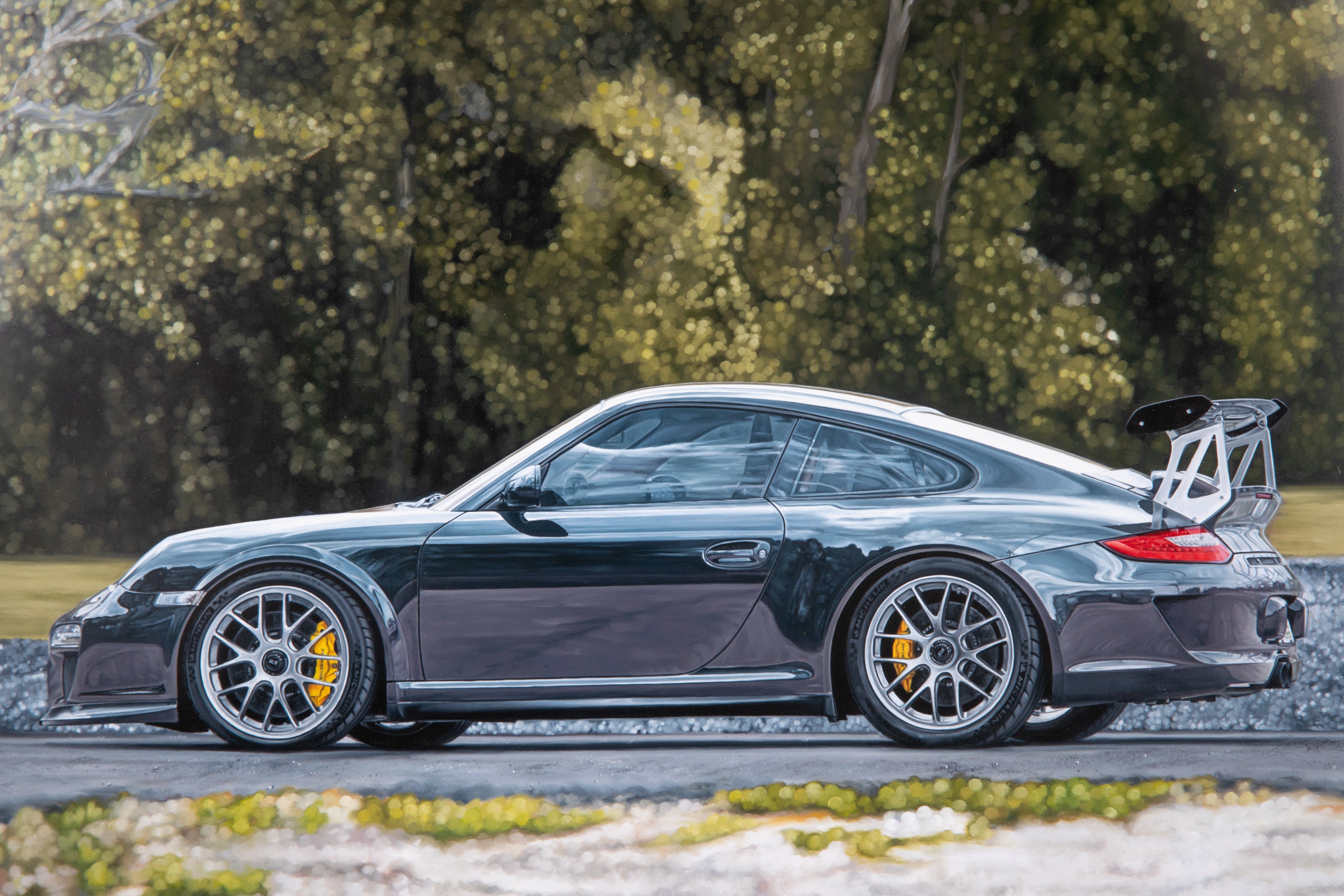 Porsche GT3 RS Racing Car Art Print - High Quality Wall Decor for Home, Office & Garage - Perfect for Car Enthusiasts & Motorsport Fans