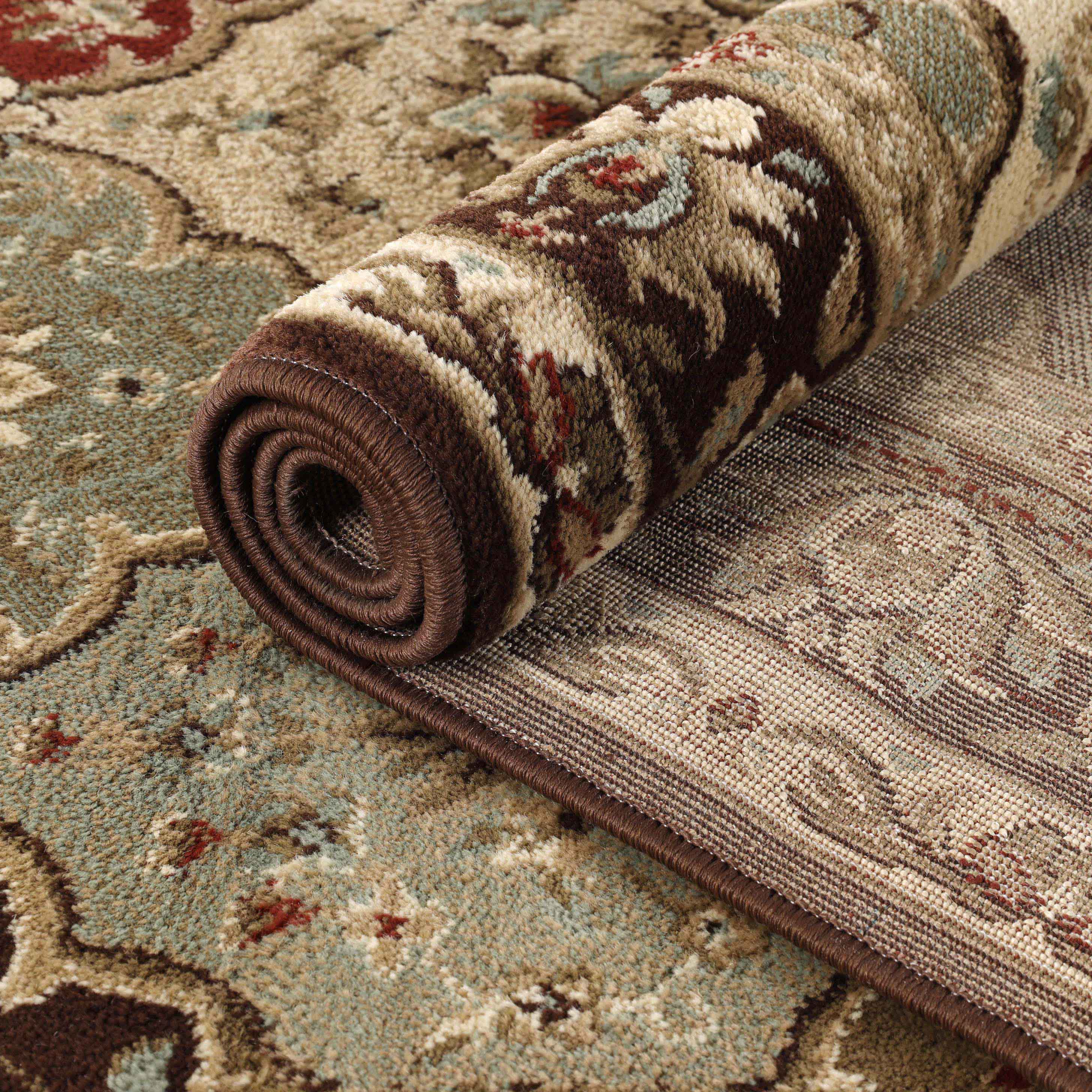Palmyra Traditional Floral Medallion Indoor Area Rug - Non-Slip Living Room Carpet, Bedroom Runner Rug for Home Decor | Perfect for Hallway, Entryway & Cozy Spaces
