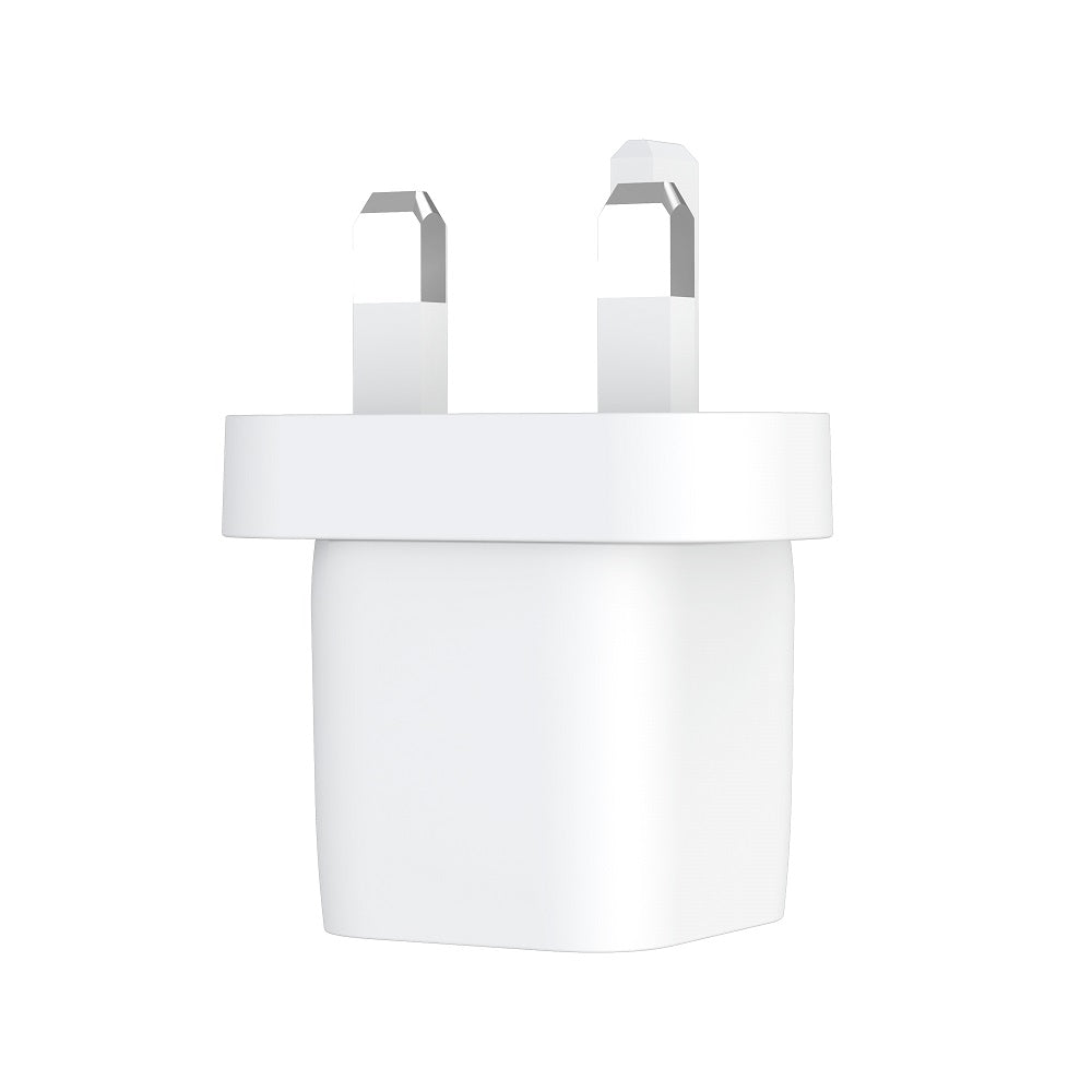 20W PD USB C Fast Charger Adapter - 3-Pin Wall Plug for iPhone 15/14/13, Samsung Galaxy, iPad - Quick Charge for Home, Office & Travel