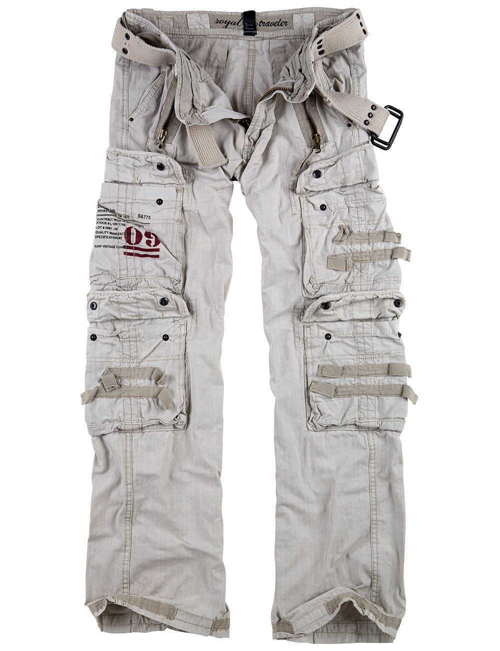 Men's Royal Traveler Cargo Pants - Durable Tactical Work Pants with Multiple Pockets for Hiking, Travel & Outdoor Adventures