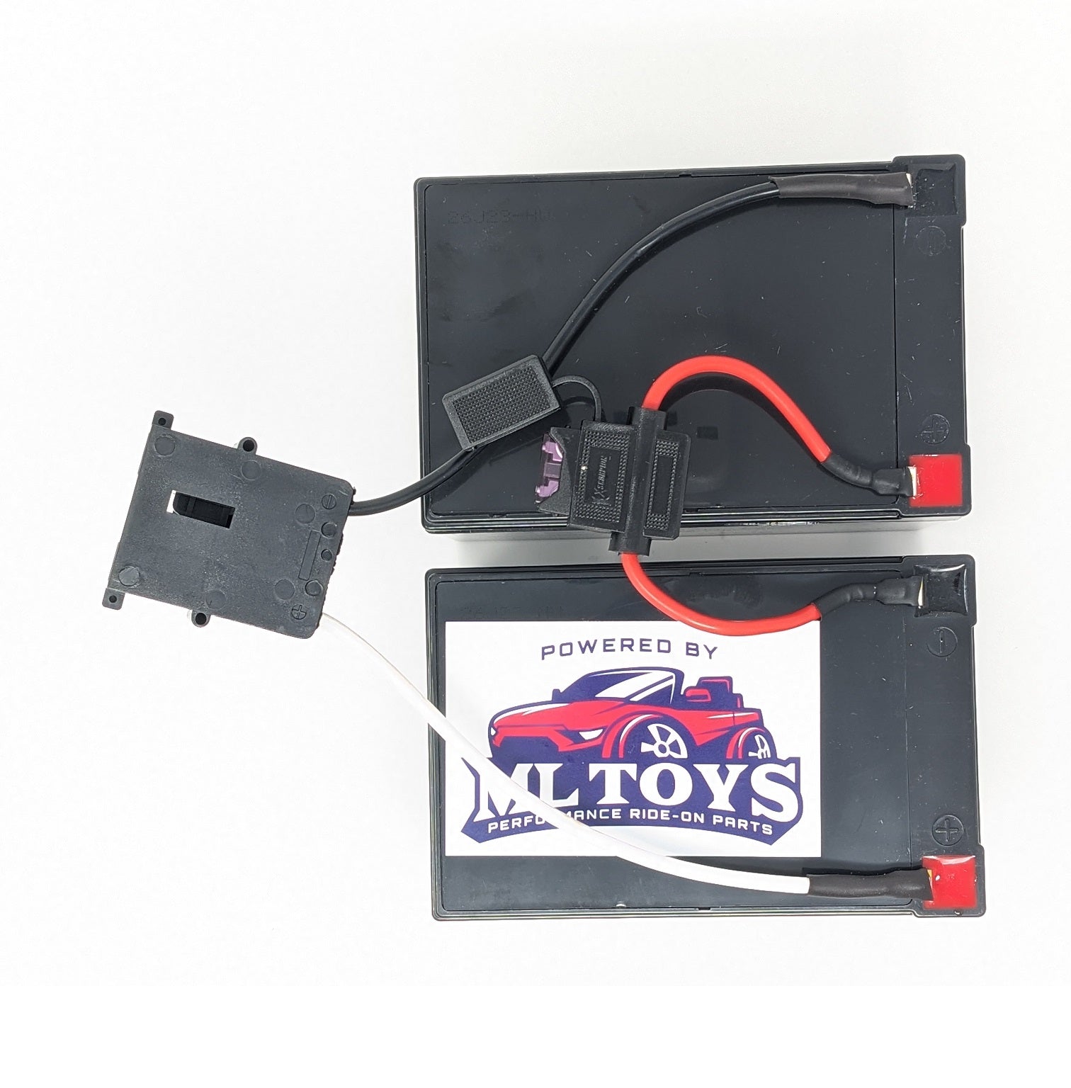 24V 12Ah Replacement Battery for 12V Power Wheels Ride-On Toys - Perfect for Kids Electric Cars, Trucks & ATVs (Outdoor Play, Backyard Fun, Birthday Gifts)