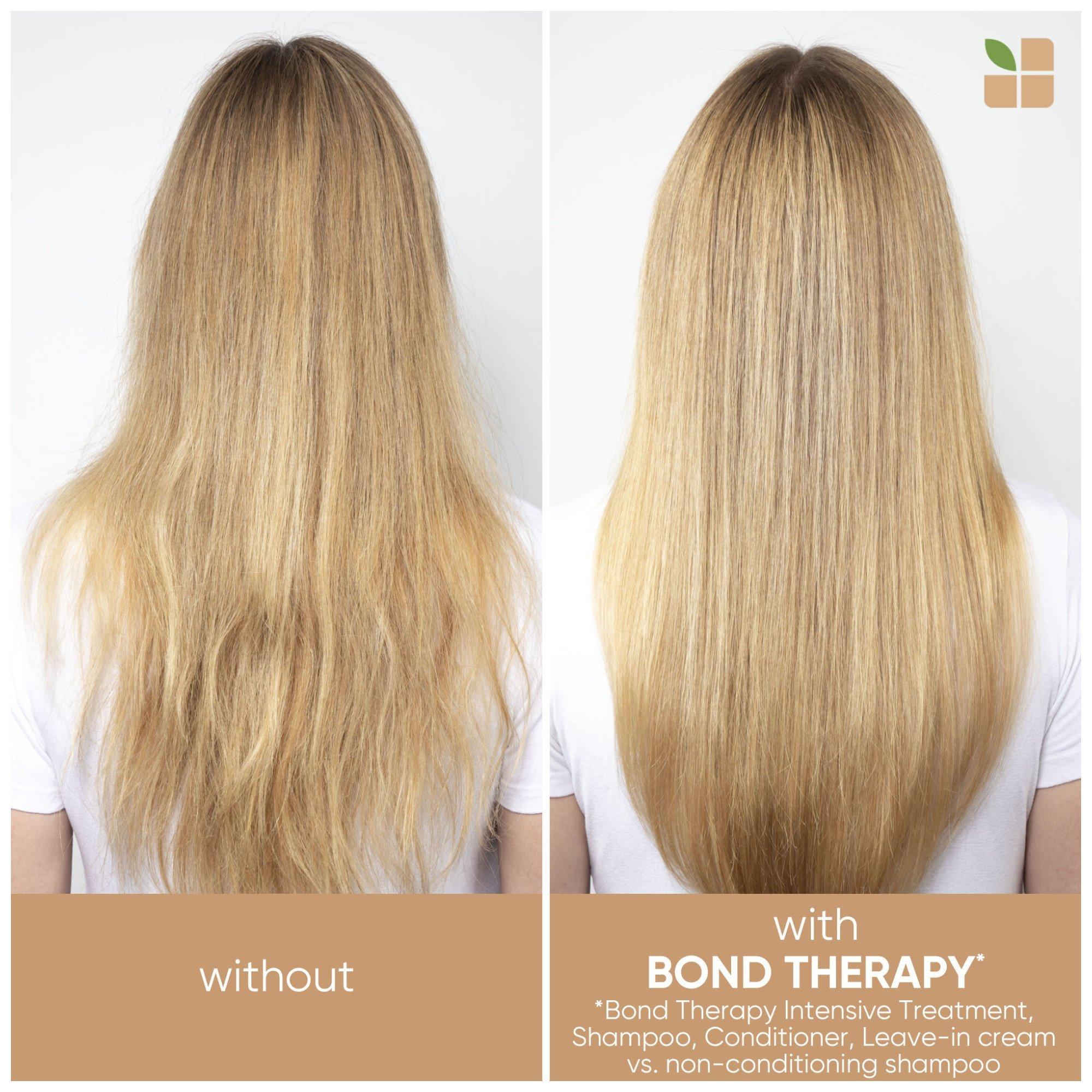 Biolage Bond Therapy Sulfate Free Shampoo - Repair & Strengthen Damaged Hair | Color Safe | For Dry, Brittle & Chemically Treated Hair | Perfect for Salon-Quality Hair Care at Home