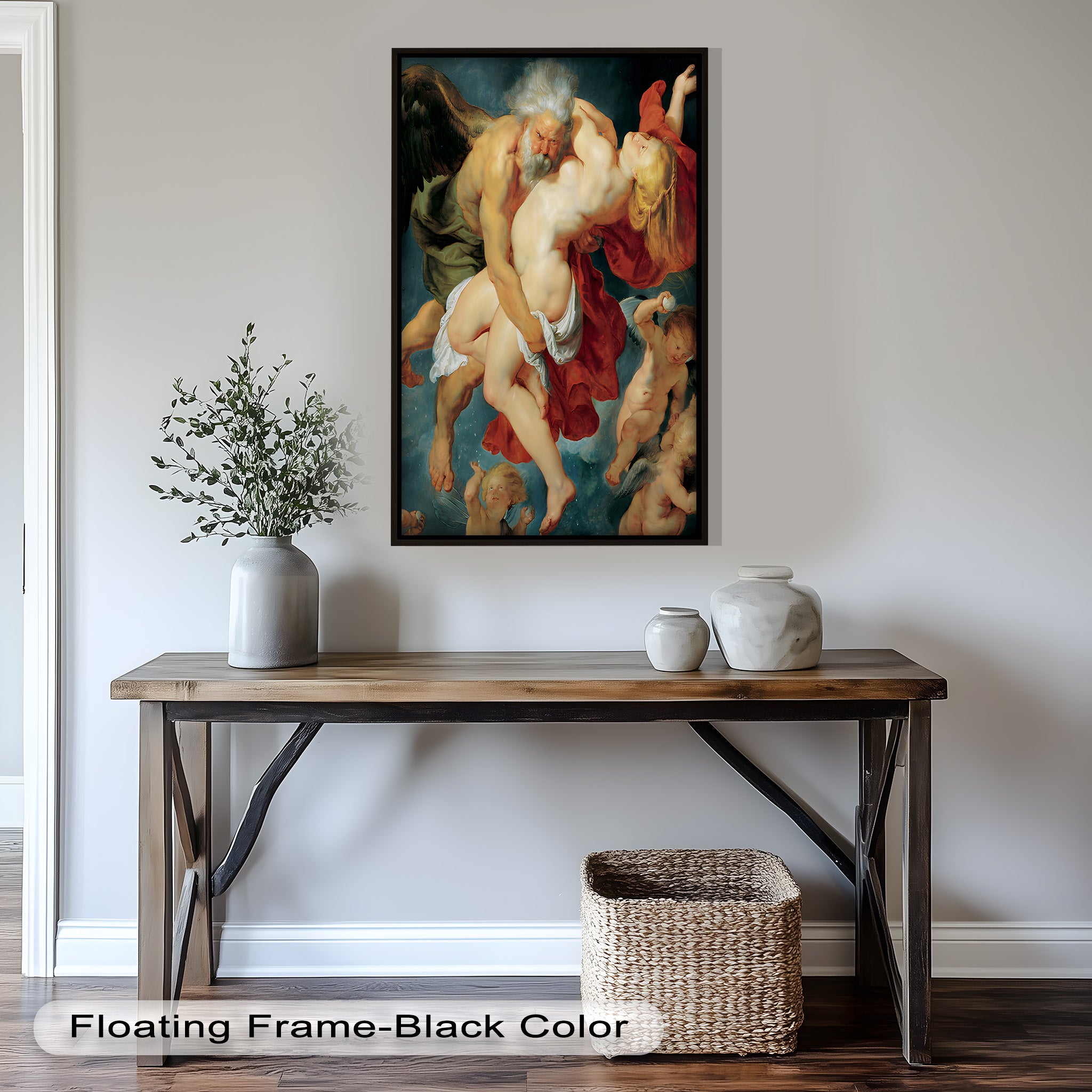 Abduction of Psyche - Mythological Renaissance Nude Oil Painting Reproduction | Classic Art Wall Decor for Living Room, Bedroom & Office