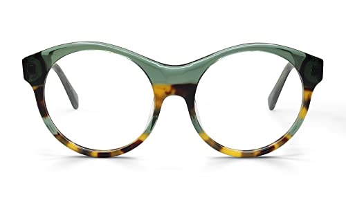 Green and Tortoise Front and Temples