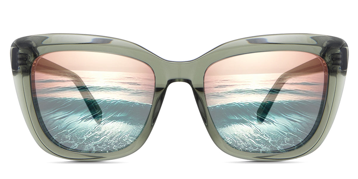 LESA Women's Prescription Tinted Glasses - Stylish & UV Protection for Reading, Driving & Outdoor Activities