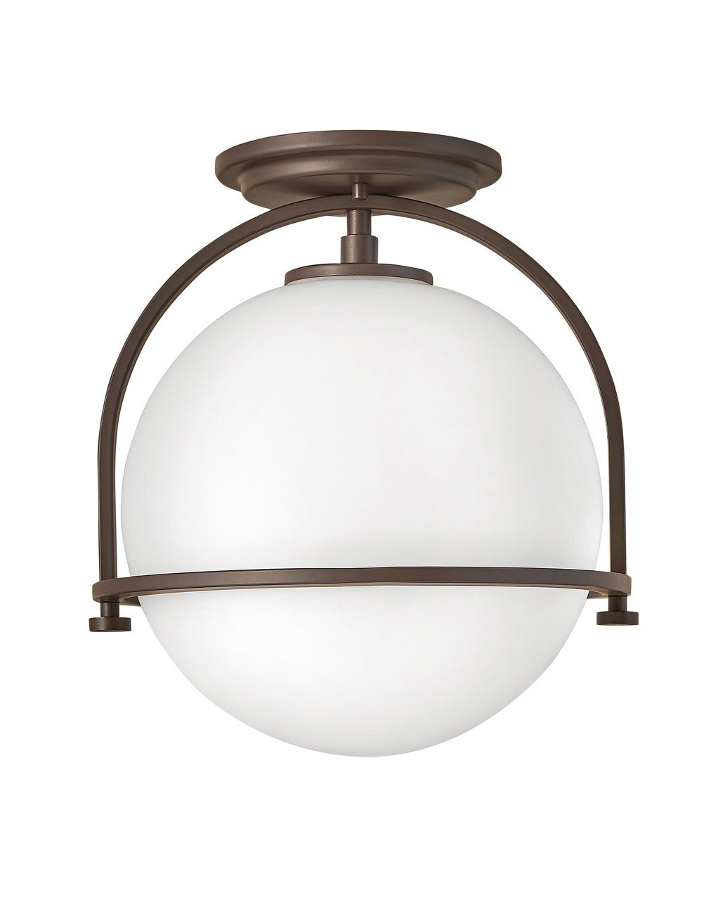 Bristowe Semi Flush Mount Ceiling Light Fixture - Modern LED Lighting for Bedroom, Kitchen, Hallway & Dining Room - Energy Efficient & Stylish Home Decor