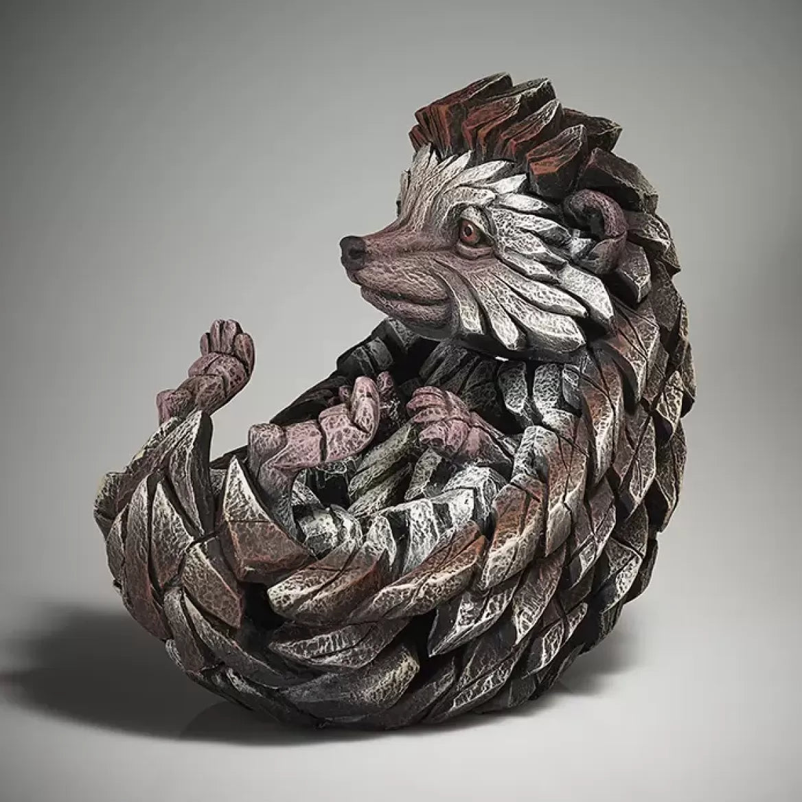 Edge Sculpture Hedgehog - Modern Home Decor for Living Room, Office & Gifts | Unique Geometric Animal Art Piece for Wall Display