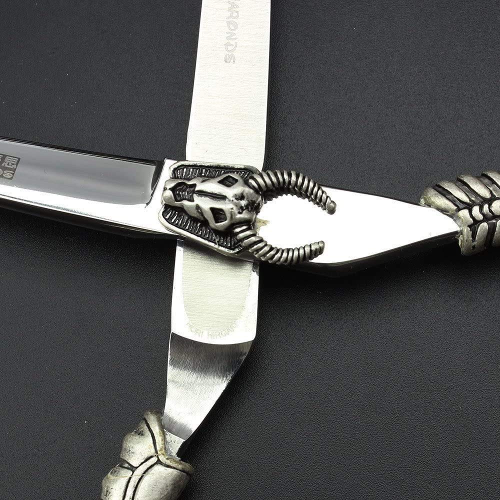 Professional 5.5 Inch Hair Cutting & Thinning Scissors Set - Stainless Steel Salon Shears for Women & Men - Perfect for Home Haircuts, Styling, and Barber Use