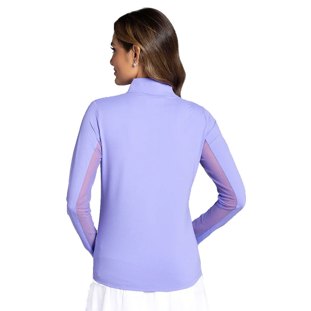 Ibkul Essential Solid Women's Golf Quarter Zip Pullover - Lightweight & Breathable for Comfort on the Golf Course & Outdoor Activities