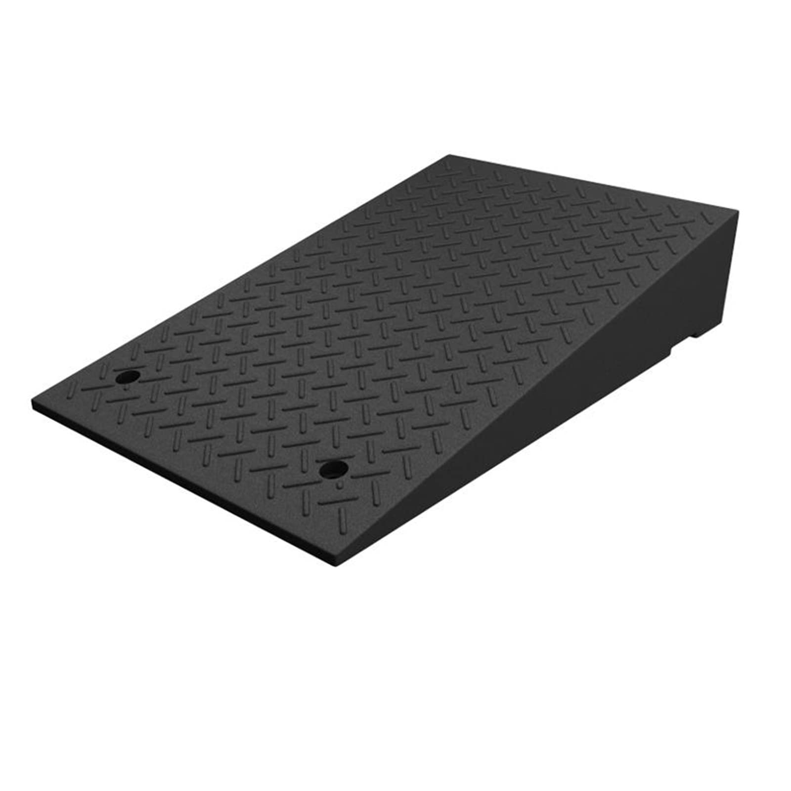 Heavy Duty Plastic Curb Ramps - Portable Lightweight Threshold Ramp Kit for Wheelchair, Motorcycle, Car & Truck | Driveway, Sidewalk & Door Step Access Solution