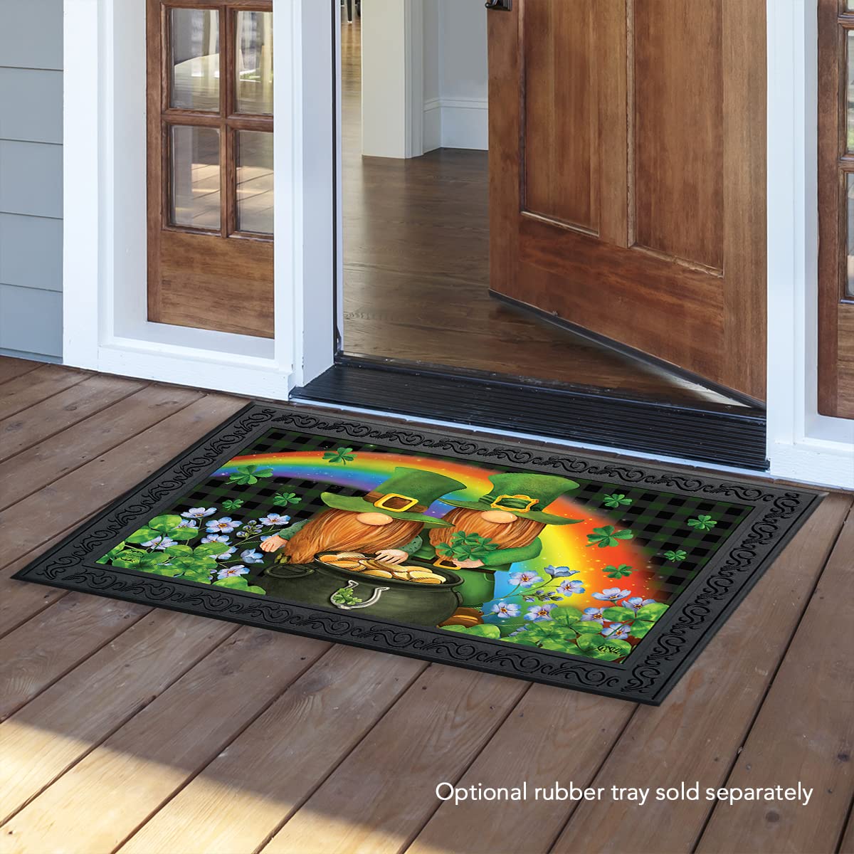 Briarwood Lane Irish Gnomes St. Patrick's Day Welcome Mat - 30
