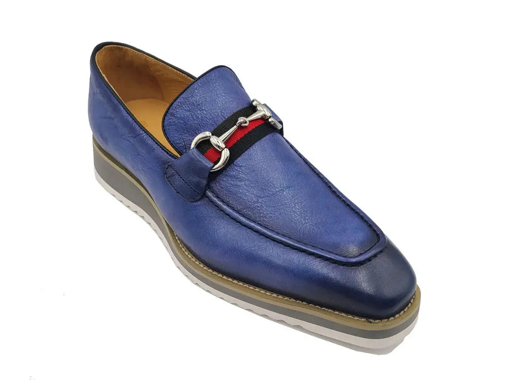 Premium Genuine Calfskin Slip-On Loafers with Classic Horsebit Detail – Perfect for Business Casual, Office Wear & Stylish Everyday Outfits