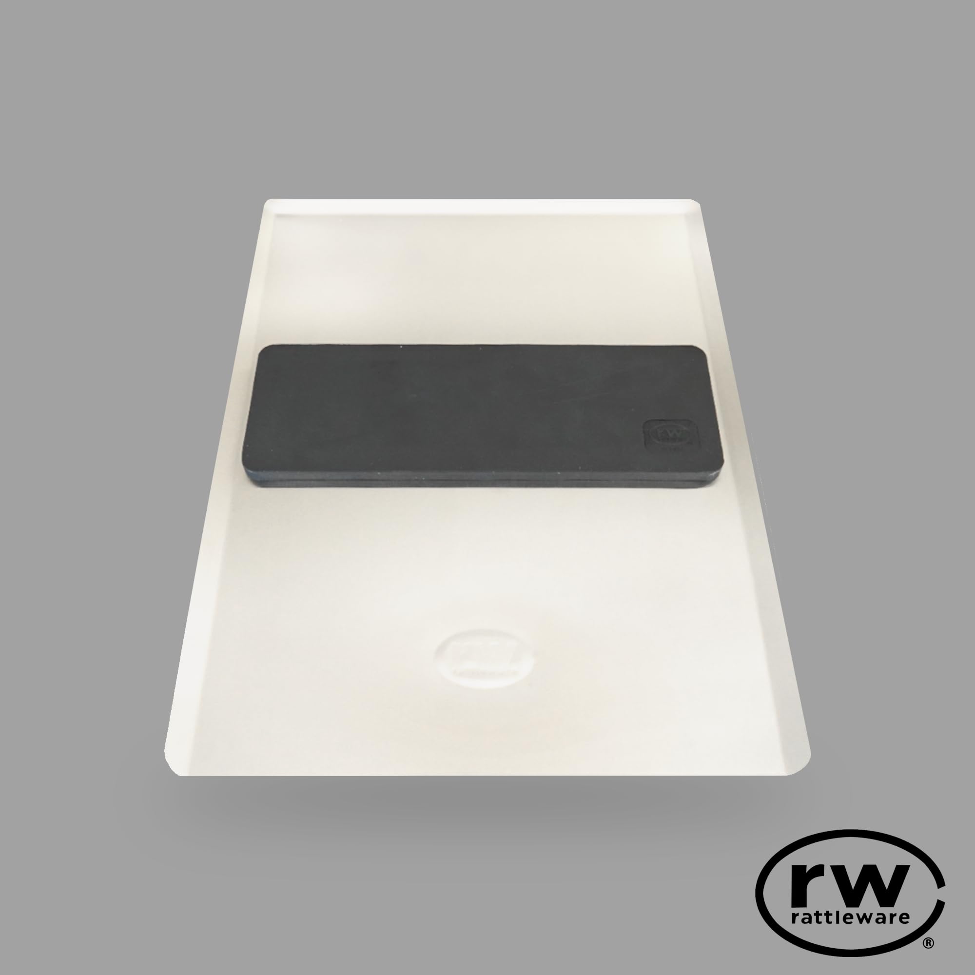 Rattleware Coffee Grinder Tray with Tamping Mat - 13