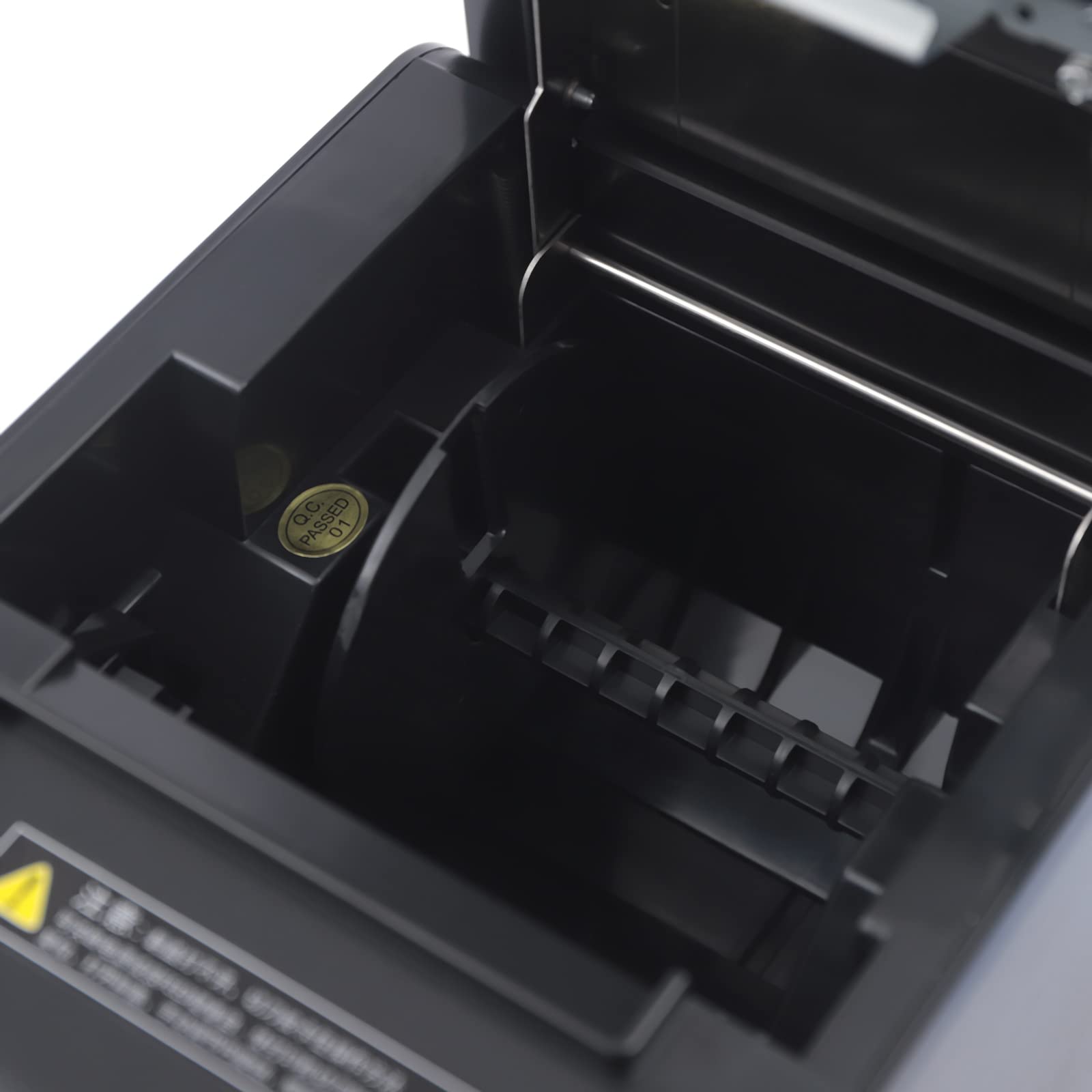 80mm Thermal POS Printer with Auto Cutter & Audible Alarm - USB/Serial/Ethernet Connectivity, ESC/POS & Cash Drawer Support - Ideal for Restaurants, Retail Stores & Kitchen Use