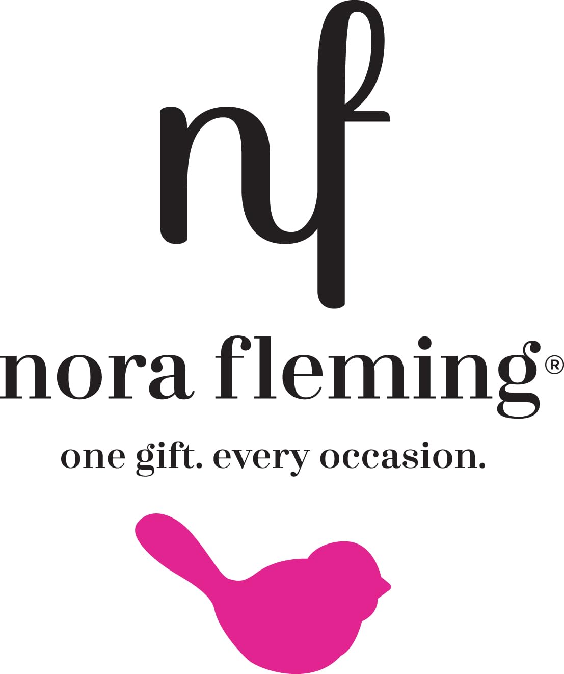 Nora Fleming Golden Wishes White Ceramic Gift A185 - Hand-Painted Valentine's Day Decor for Home & Office - Spring Miniature Decorations for Tabletop, Shelf & Mantel Display