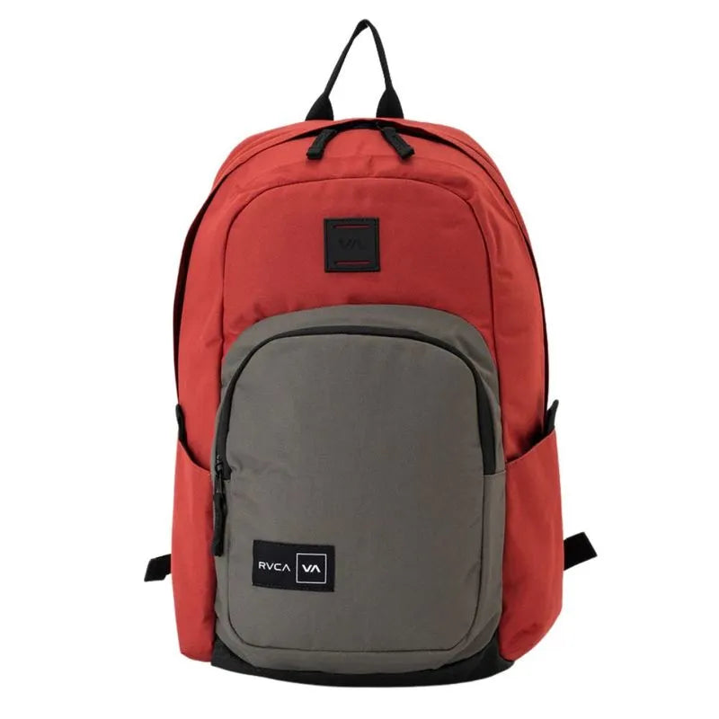 RVCA Estate Pack IV 28L Red Backpack - Durable Travel & Hiking Daypack for Outdoor Adventures