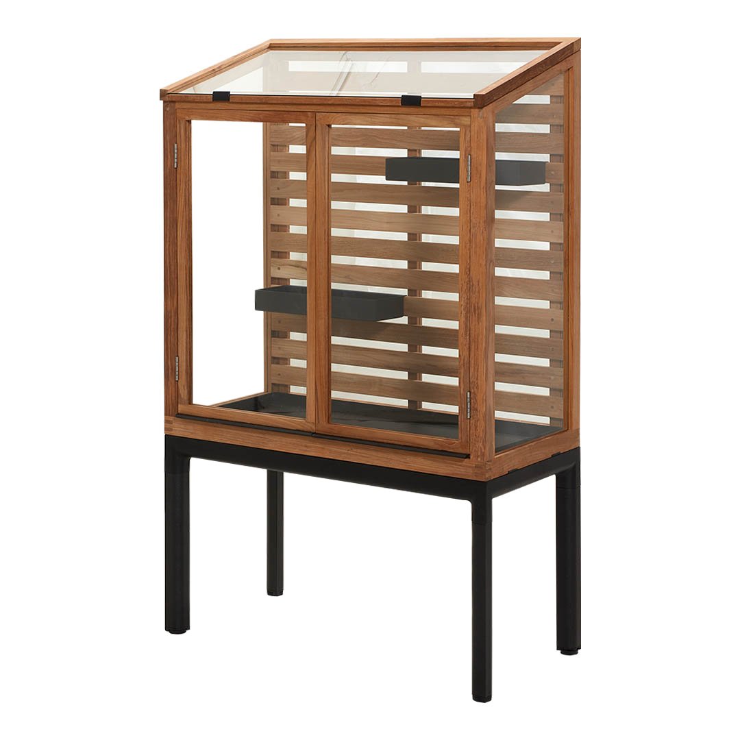 Cane Line Drop Greenhouse - Indoor/Outdoor Mini Greenhouse for Plants, Flowers & Herbs - Perfect for Home Gardening, Balcony & Patio Use
