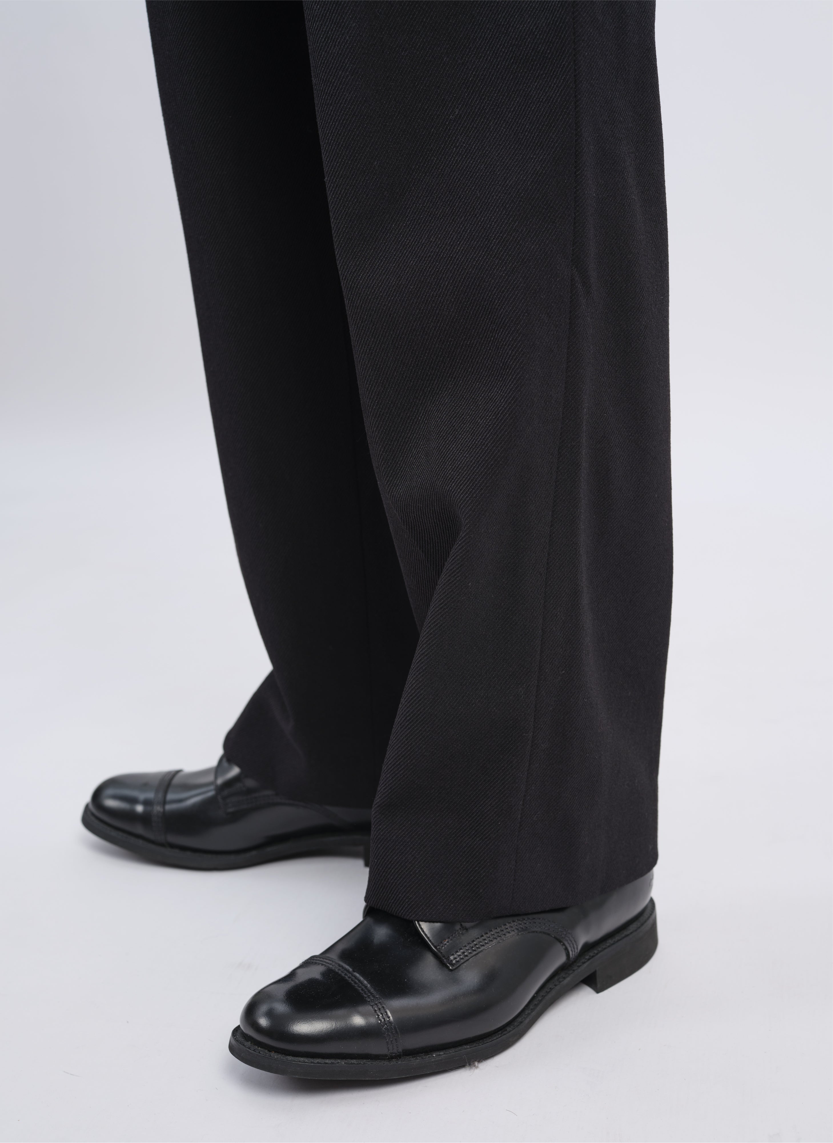Solotex Garbardine Work Pants - Wide Tapered Fit Professional Trousers [P15] | Durable Office Wear & Business Casual Pants for Men