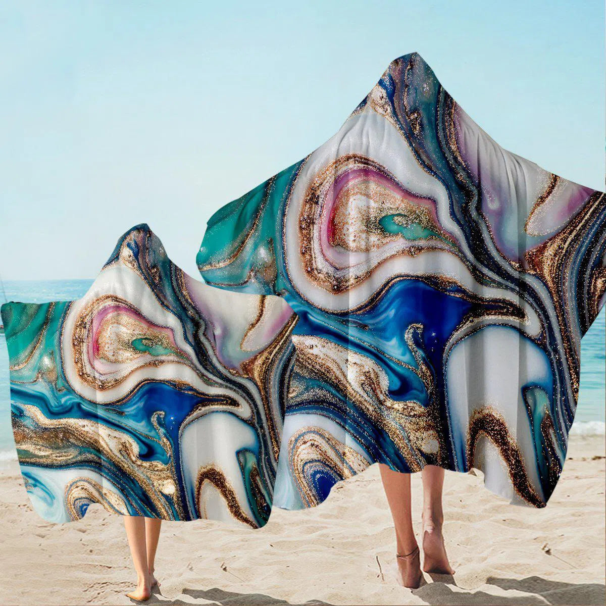 Premium Copacabana Hooded Beach Towel - Soft & Absorbent for Kids & Adults - Perfect for Pool, Beach, and Spa Use