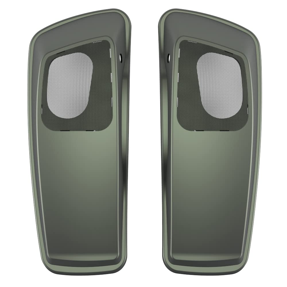 2014+ Harley Davidson Touring 6X9 Saddlebag Speaker Lids - Color Matched Replacement Parts for Enhanced Audio & Style | Perfect for Road Trips & Custom Bike Upgrades