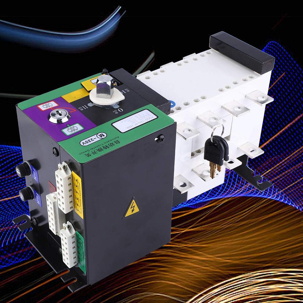 160A 4P Automatic Transfer Switch (ATS) - Automatic Isolation Type Power Transfer Switch for Home Backup, Solar Systems & Emergency Power Supply