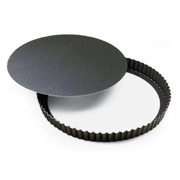 Premium Fluted Tart Pan with Removable Bottom - Perfect for Baking Apple Pies, Quiches & French Pastries at Home
