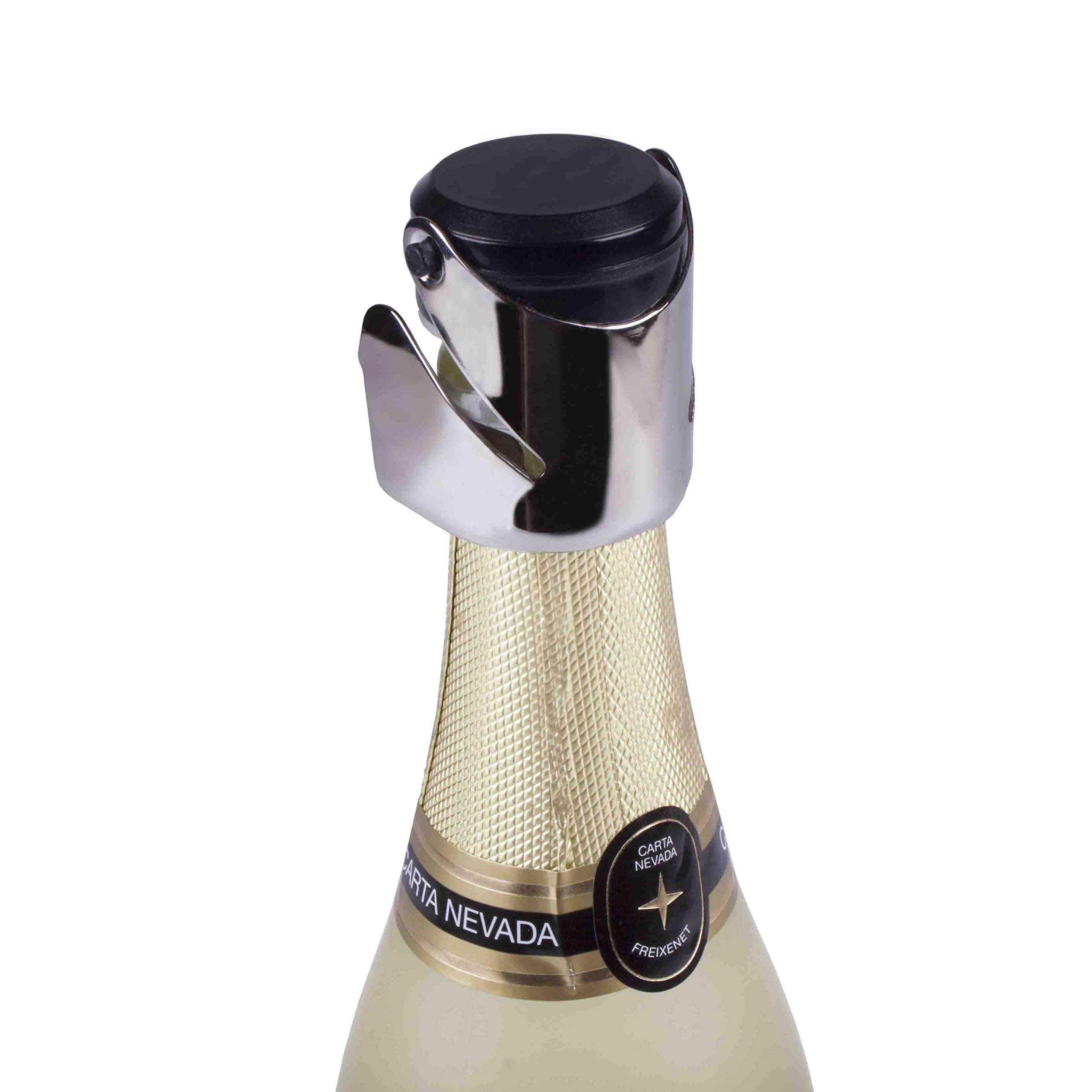 Premium Koala Champagne Stopper - Silver/Chrome Finish - 1 Piece - Perfect for Parties, Weddings & Special Occasions