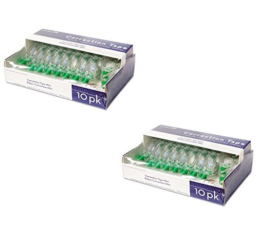 TOM68721 - MONO Hybrid Style Correction Tape, 10 Pack (2 Count) - Perfect for Office, School & Home Use - White Out Tape for Error Correction