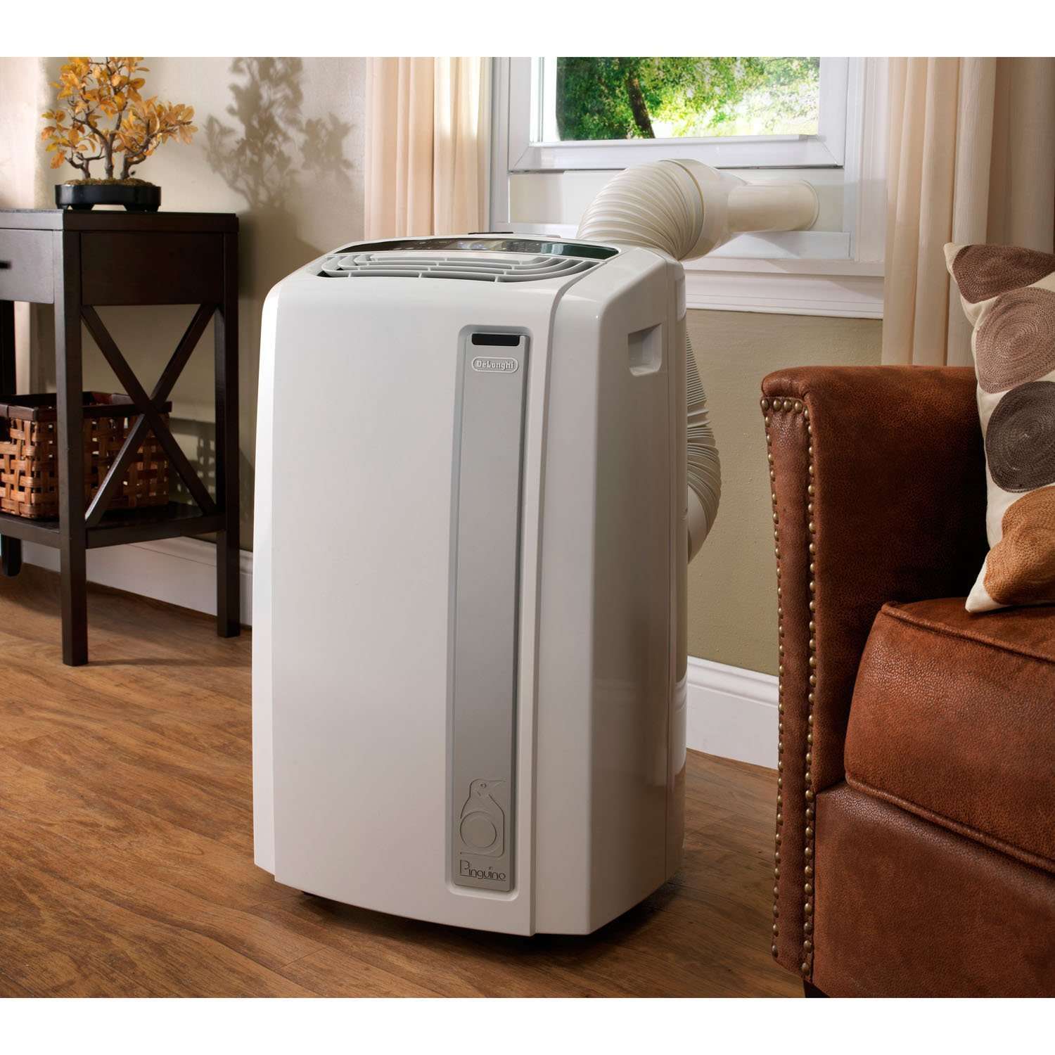 DeLonghi AN140HPEWKC 14000 BTU Portable Air Conditioner with Heater - Single Hose Design for Efficient Cooling & Heating - Perfect for Bedrooms, Living Rooms & Small Offices