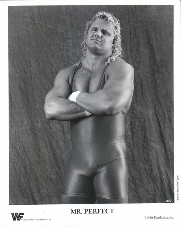 1989 Mr. Perfect Wrestling Action Figure - Vintage WWF Collectible Toy for Wrestling Fans & Memorabilia Collectors - Perfect Gift for Sports Entertainment Enthusiasts