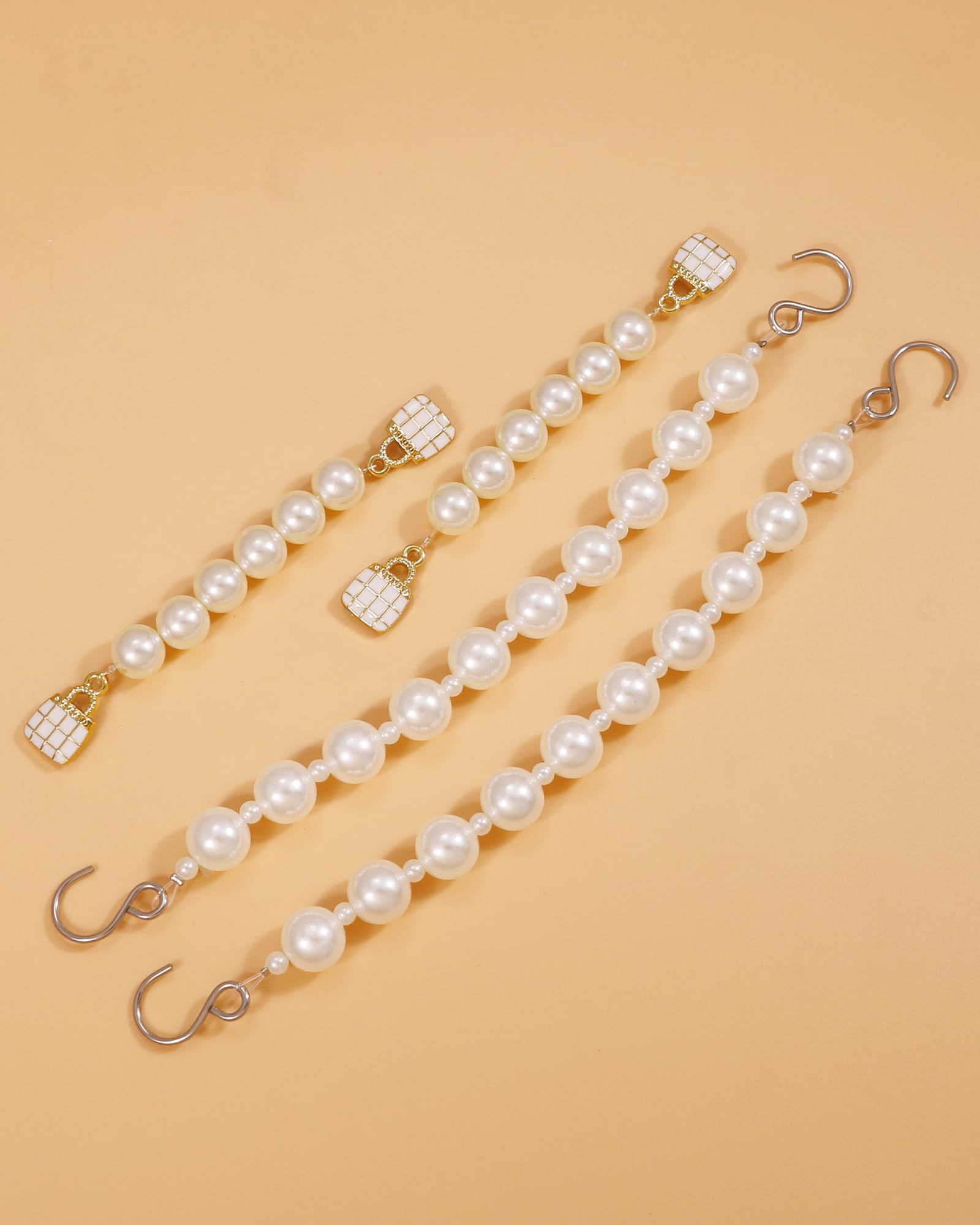 Luxury Pearl Shoe Charms for Women - Elegant Bling Shoe Jewelry Accessories | Perfect for Weddings, Parties & Special Occasions