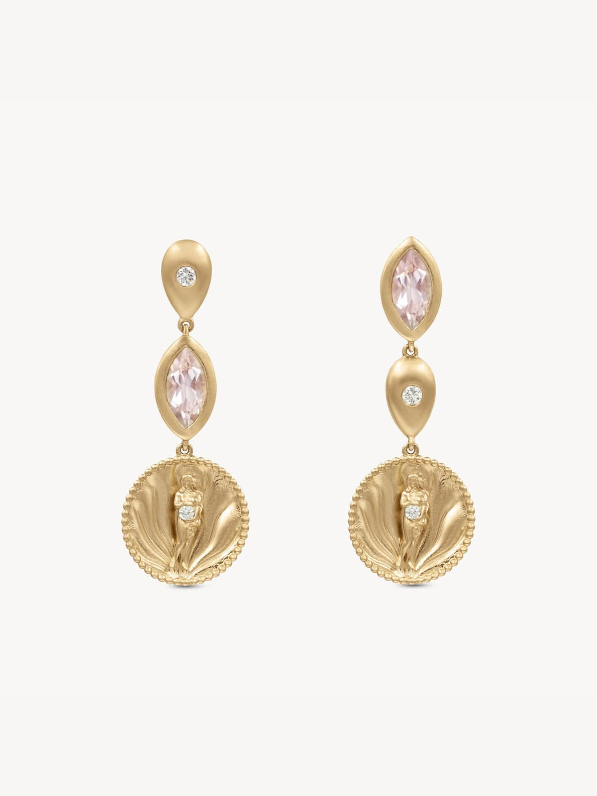 Aphrodite Earrings for Women - Elegant Greek Goddess Inspired Jewelry - Perfect for Weddings, Parties & Special Occasions
