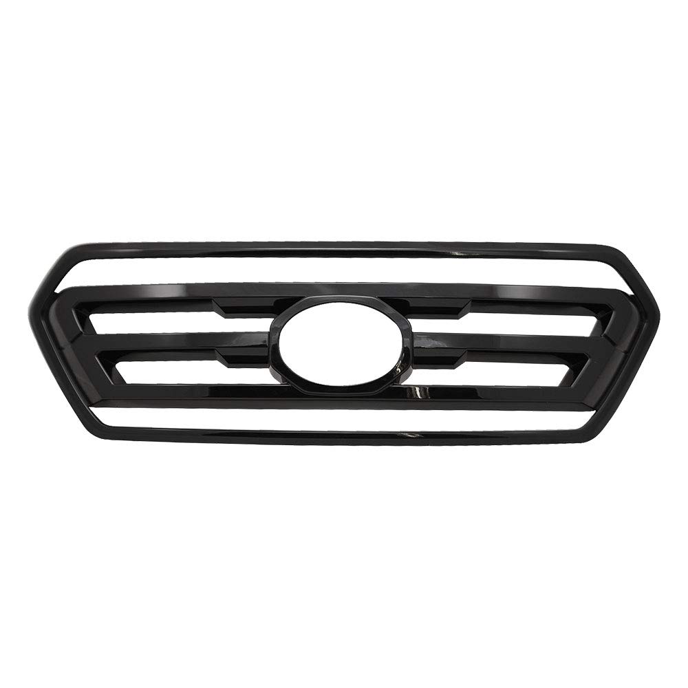 Gloss Black Grille Overlay for 2020-2021 Toyota Tacoma | Custom Front Grille Cover | Upgrade Your Truck's Style for Off-Road & Urban Driving