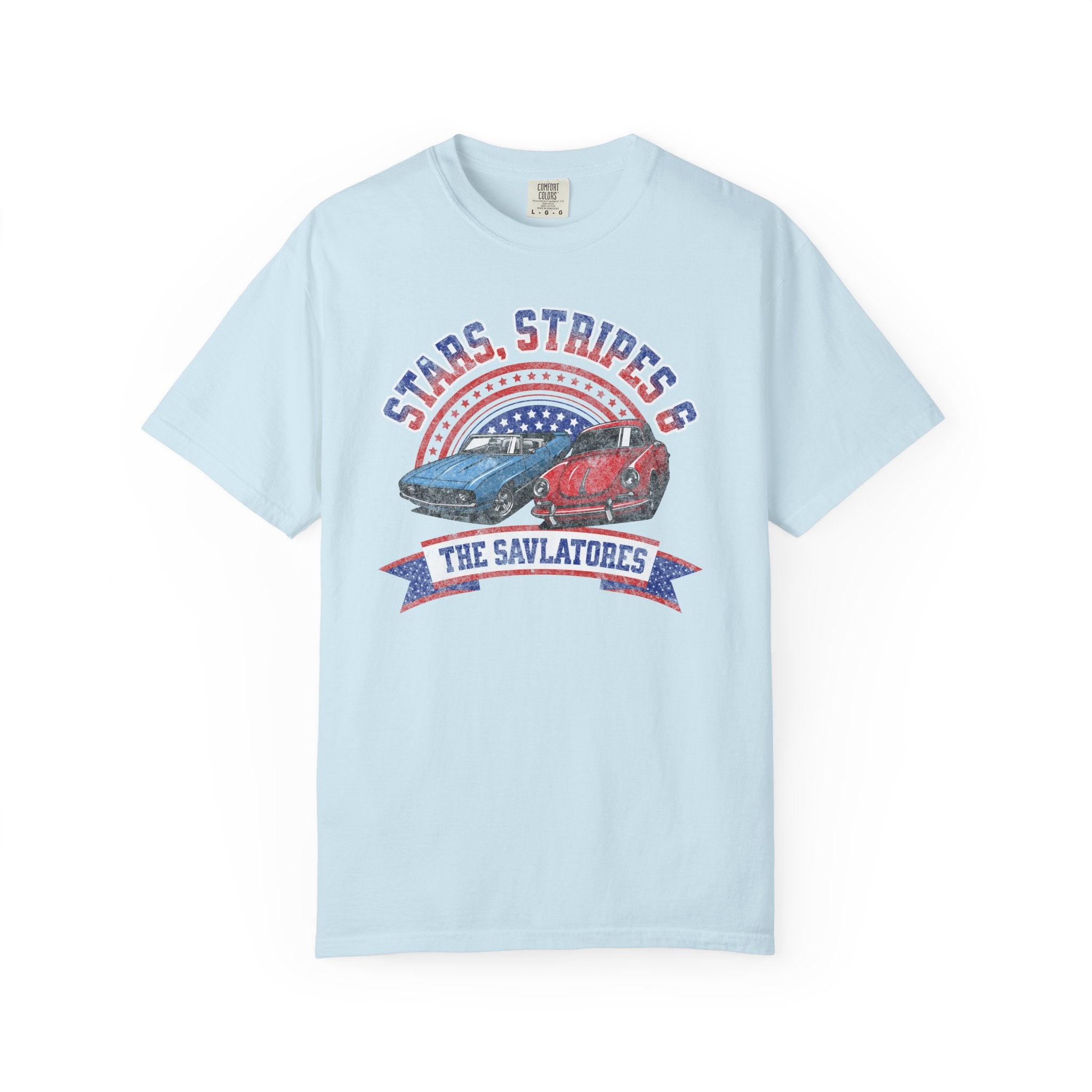 Stars, Stripes & The Salvatores - Patriotic American Flag T-Shirt for Men & Women | Perfect for 4th of July, Memorial Day & Veterans Day Celebrations